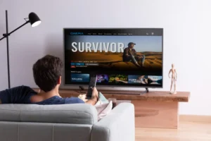 collage van compatibele apparaten voor IPTV